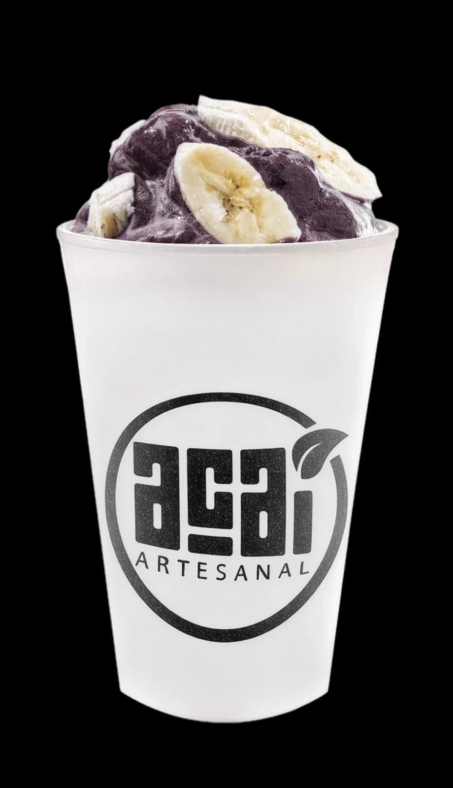 Copo de açaí banana