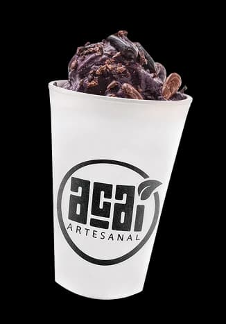 Copo de açaí cacau